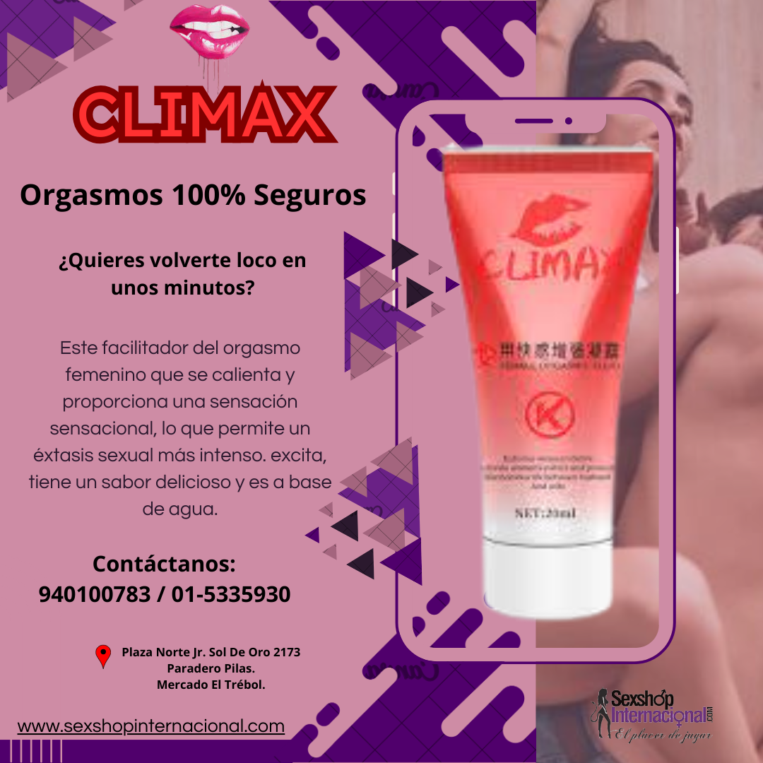 facilitador de orgasmos CLIMAX 